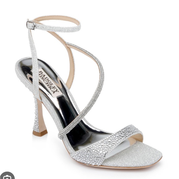 Badgley Mischka Sally Curvy Heel Stiletto Sandal - Picture 4 of 11